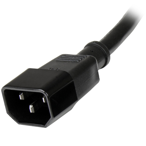 Miniatura 3 de Cables de poder StarTech.com Hembra, Macho 1.83 m, Negro