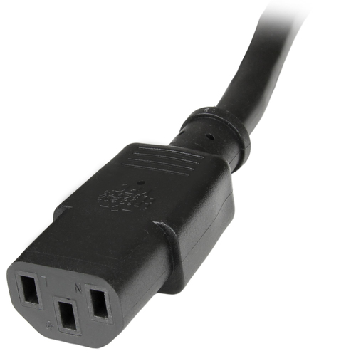 Miniatura 4 de Cables de poder StarTech.com Hembra, Macho 1.83 m, Negro