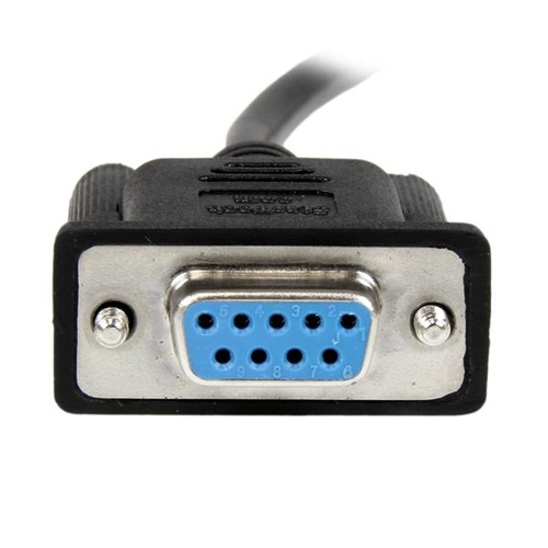 Miniatura 2 de Cable serial StarTech.com SCNM9FF2MBK 2 m, DB-9 a DB-9, Hembra- Hembra