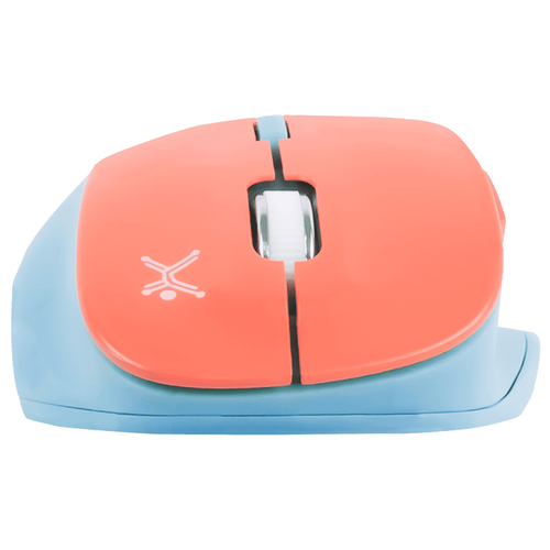 Miniatura 4 de Mouse Perfect Choice Thumb 6 Botones, 1600 DPI, RF inalámbrico, 10 m, Azul, Naranja