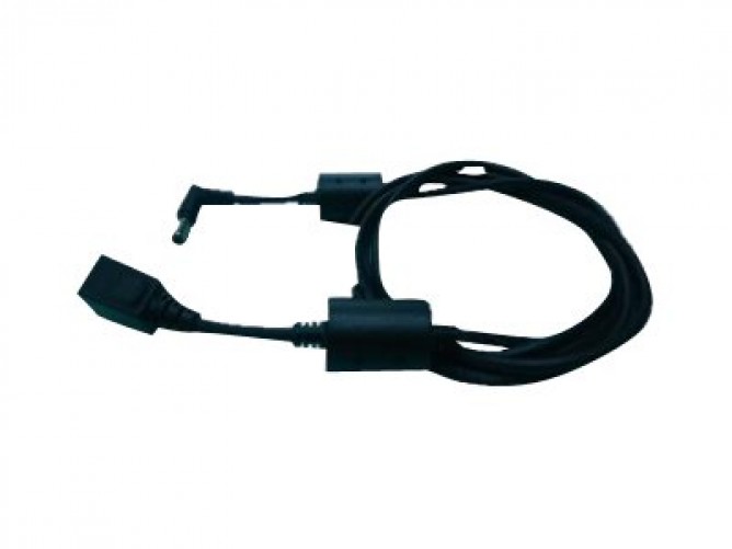 Cables de poder Zebra CBL-DC-388A1-01 Macho, Macho 12 V, 1.8 m, Negro