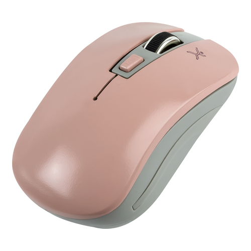 Mouse Perfect Choice PC-045090 Óptico, 4 Botones, 1600 DPI, RF inalámbrico, 10 m, Rosa