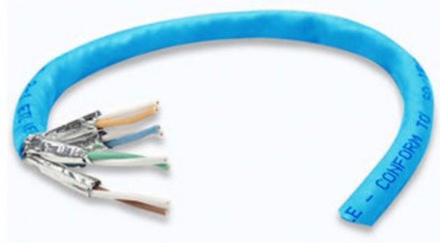 Bobina Intellinet Bobina de Cable UTP Cat6, S?lida, CCA Cat6, 305 m, U/UTP (UTP), Azul
