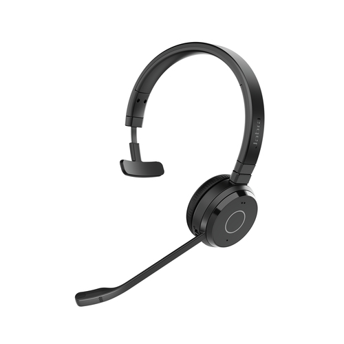 Audífonos Jabra Evolve 65 TE Diadema, Inalámbrico y alámbrico, USB, Bluetooth, Negro