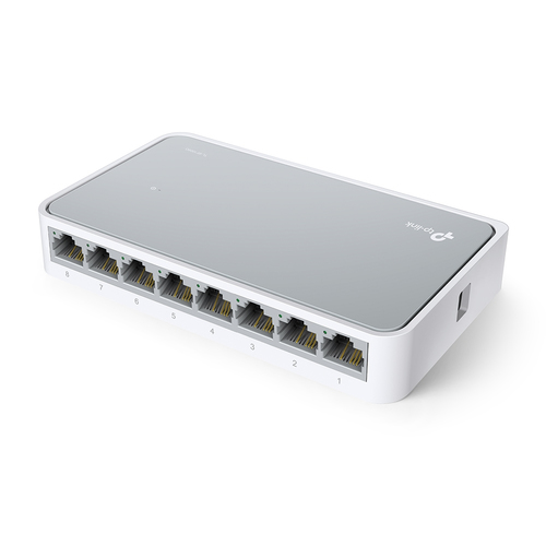 Miniatura 2 de Switch TP-Link TL-SF1008D No administrado, RJ-45 8, Fast Ethernet (10/100), Blanco