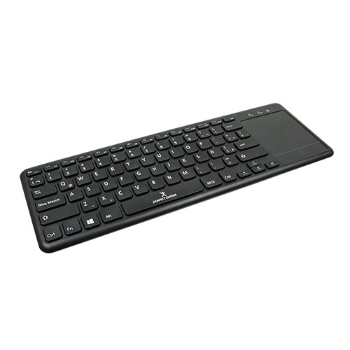 Teclado Perfect Choice PC-201021 Español, Inalámbrico, RF inalámbrico, Interruptor de membrana, Negro
