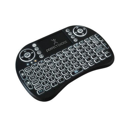 Miniatura 2 de Teclado Perfect Choice PC-201021 Español, Inalámbrico, RF inalámbrico, Interruptor de membrana, Negro