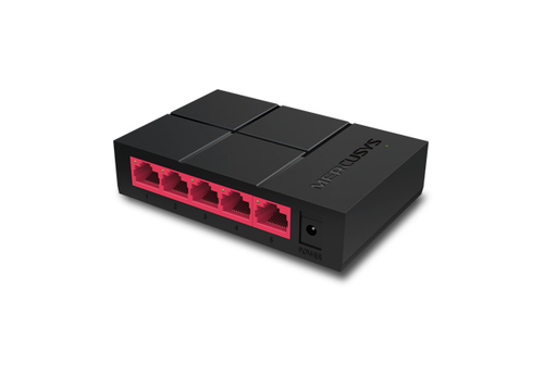 Miniatura 3 de Switch Mercusys MS105G No administrado, RJ-45 5, Gigabit Ethernet (10/100/1000), Negro