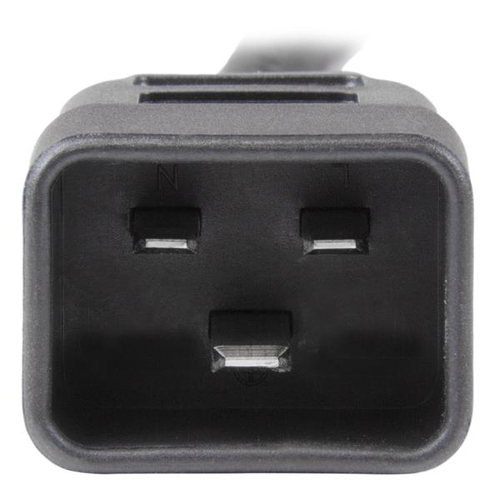 Miniatura 4 de Cables de poder StarTech.com Macho, Hembra 125 V, 1.8 m, Negro