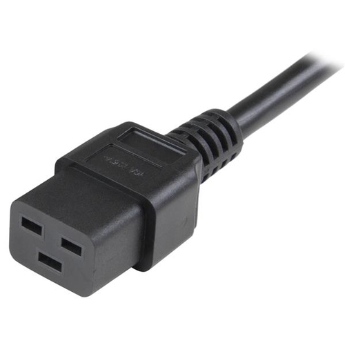 Miniatura 3 de Cables de poder StarTech.com Macho, Hembra 125 V, 1.8 m, Negro