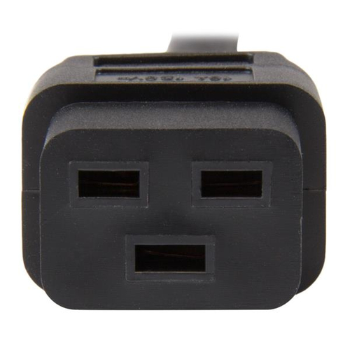 Miniatura 2 de Cables de poder StarTech.com Macho, Hembra 125 V, 1.8 m, Negro