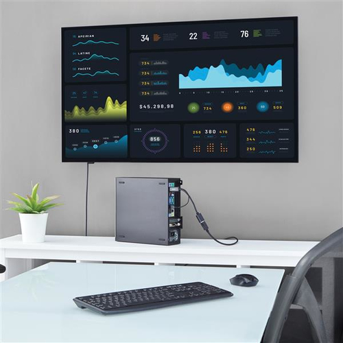 Miniatura 3 de Adaptador vídeo StarTech.com Convertidor HDMI a DisplayPort - 4K, 3840 x 2160 Pixeles, 1080p, 720p, 120 Hz, Negro, MegaChips - STDP2600, Convertidor de video activo