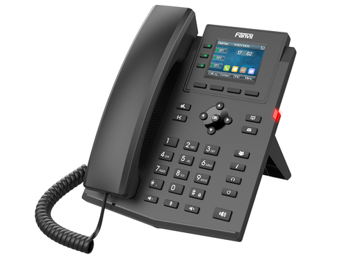 Miniatura 2 de Teléfono Ip Fanvil X303P Terminal con conexión por cable, PoE, 4 líneas, Negro