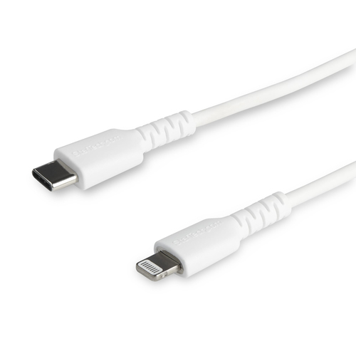 Cable para móvil StarTech.com 2 m, USB C a Lightning, Blanco