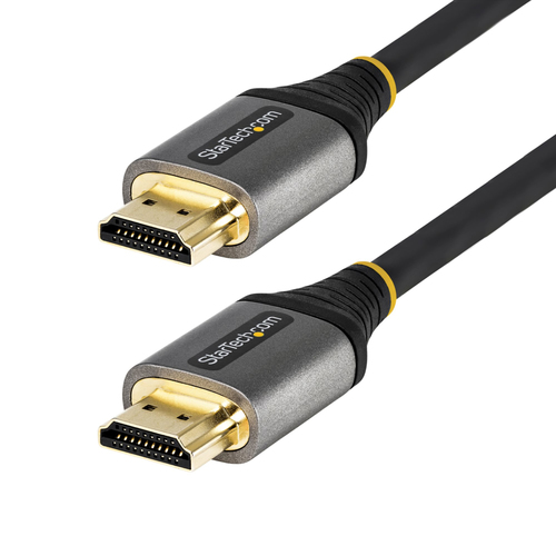 Cable Hdmi StarTech.com V. 2.1, 0.5 m, 48 Gbit/s, Negro, Gris