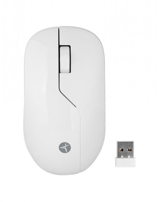 Mouse TechZone TZACMOI49 3 Botones, 1200 DPI, RF inalámbrico, 10 m, Blanco