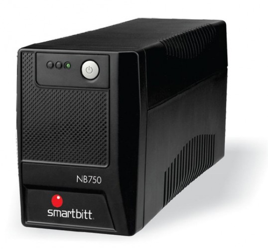 No Break Smartbitt NoBreak NB750 0.75 kVA / 375 W, Entrada 145 V, 6 salidas AC, Negro