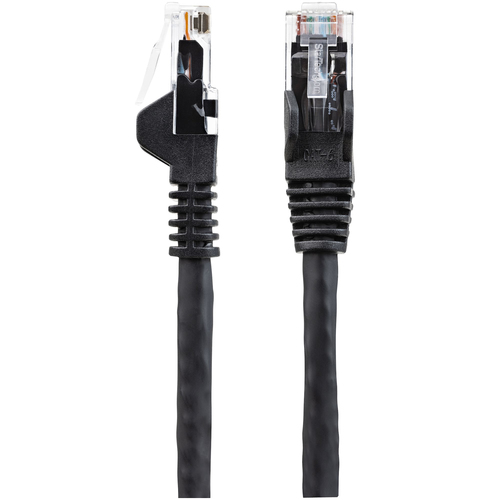 Miniatura 2 de Patchcord StarTech.com N6LPATCH1MBK Cat6, 1 m, U/UTP (UTP), Negro