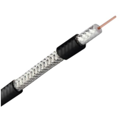 Cable BNC LinkedPRO RG59-CCS 305 m, Negro, Plata