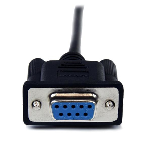 Miniatura 4 de Cable serial StarTech.com 2 m, DB-9 a DB-9, Macho- Hembra