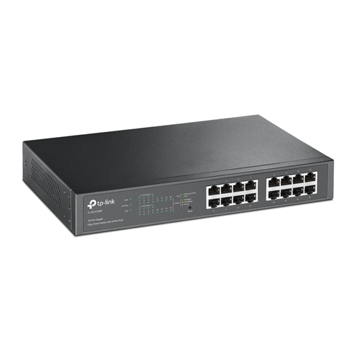 Miniatura 4 de Switch TP-Link TL-SG1016PE Gestionado, L2, RJ-45 16, Gigabit Ethernet (10/100/1000), (PoE +) 8, Negro