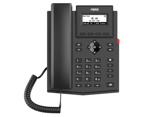 Miniatura 3 de Teléfono Ip Fanvil X301G Terminal con conexión por cable, PoE, 2 líneas, Negro
