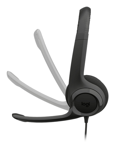 Miniatura 3 de Audífonos Logitech Diadema, Alámbrico, USB, Negro