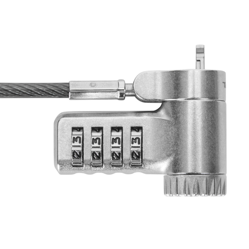 Cable antirrobo Targus ASP96RGLX Cerradura con combinación, 2 m, Acero galvanizado, Plata
