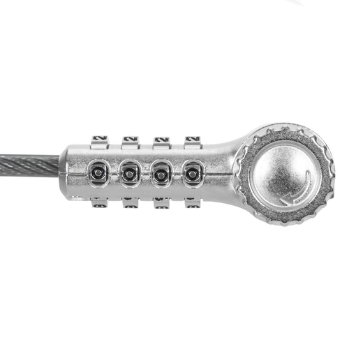Miniatura 3 de Cable antirrobo Targus ASP96RGLX Cerradura con combinación, 2 m, Acero galvanizado, Plata