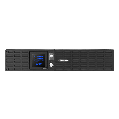 Miniatura 4 de No Break CyberPower OR1500LCDRT2U 1.5 kVA / 900 W, 1840 J, Entrada 140 V, 8 salidas AC, Negro