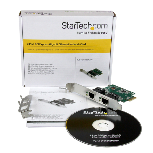 Miniatura 2 de Tarjetas de red StarTech.com PCI Express, RJ-45 2, 2000 Mbit/s, Alámbrico