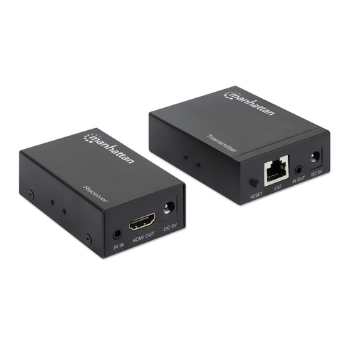 Miniatura 5 de EXTENSOR Manhattan Kit extensor de HDMI sobre Ethernet Transmisor y receptor AV, 1920 x 1200, Hasta 100 m, Negro