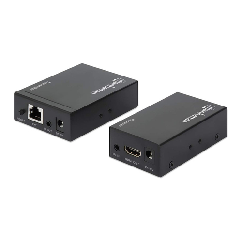 Miniatura 3 de EXTENSOR Manhattan Kit extensor de HDMI sobre Ethernet Transmisor y receptor AV, 1920 x 1200, Hasta 100 m, Negro