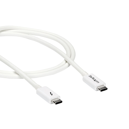 Miniatura 3 de Cable Thunderbolt StarTech.com 1 m V. 3, 20 Gbit/s, Blanco