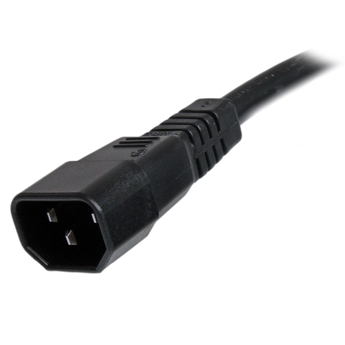Miniatura 5 de Cables de poder StarTech.com Macho, Hembra 250 V, 1.8 m, Negro