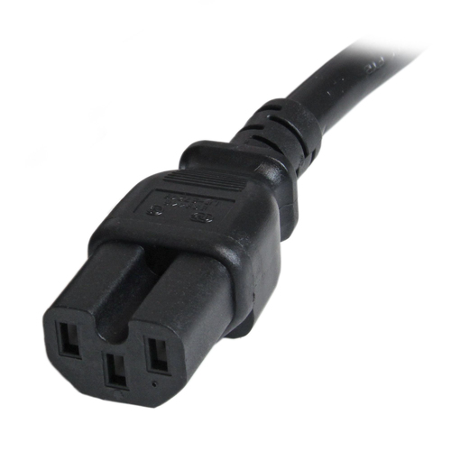 Miniatura 3 de Cables de poder StarTech.com Macho, Hembra 250 V, 1.8 m, Negro