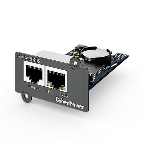 Tarjetas de red CyberPower RMCARD205 RJ-45 2, 100 Mbit/s, Alámbrico, Azul