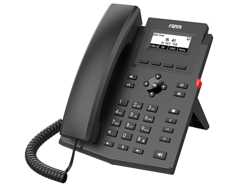 Miniatura 2 de Teléfono Ip Fanvil X301P Terminal con conexión por cable, PoE, 2 líneas, Negro