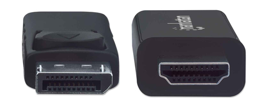 Miniatura 3 de Adaptador vídeo Manhattan Cable DisplayPort a HDMI 4k@60Hz DisplayPort a HDMI, 3 m, Negro
