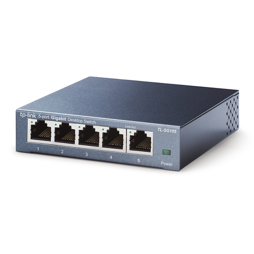 Miniatura 4 de Switch TP-Link TL-SG105 No administrado, L2, RJ-45 5, Gigabit Ethernet (10/100/1000), Negro