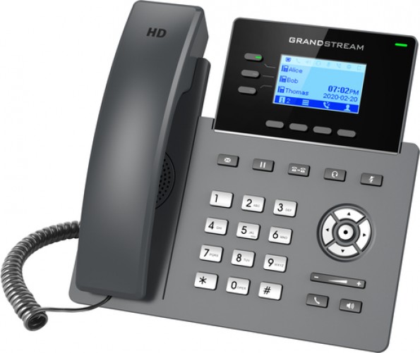 Teléfono Ip Grandstream Networks GRP2603P 3 líneas, Negro