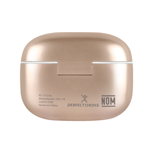 Miniatura 3 de Audífonos Perfect Choice PC-117216 Intra auditivo, True Wireless Stereo (TWS), Bluetooth, Beige