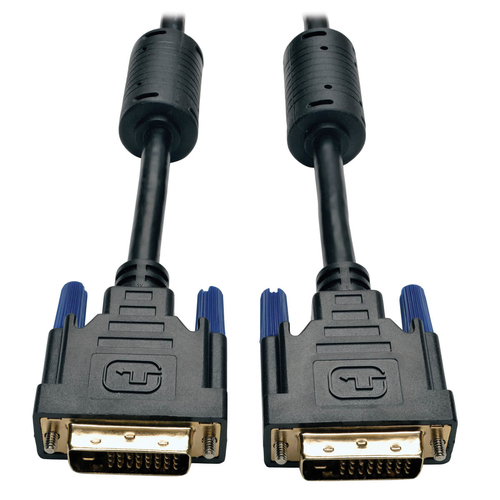 Cable DVI Tripp Lite 3.05 m, DVI-D a DVI-D, Negro