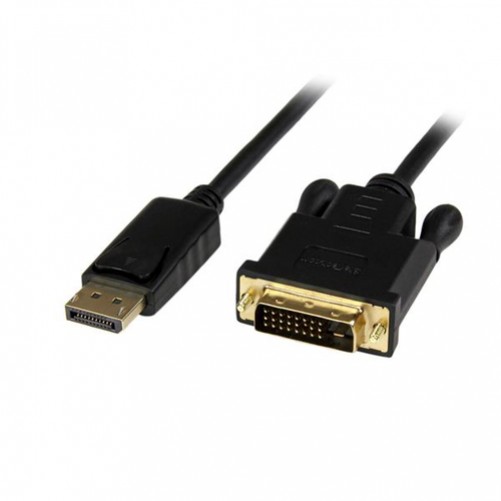 Adaptador vídeo StarTech.com DisplayPort a DVI-D, 0.9 m, Negro