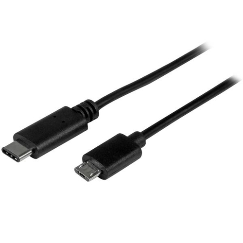 Cable USB StarTech.com USB C a Micro-USB B, 480 Mbit/s, Negro