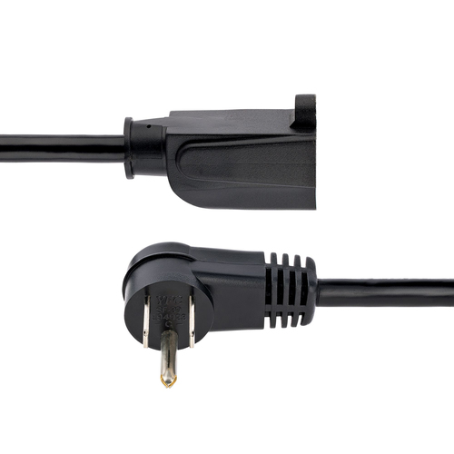 Miniatura 4 de Cables de poder StarTech.com Macho, Hembra 125 V, 1.8 m, Negro