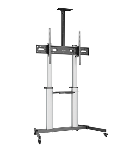 Miniatura 5 de Soporte Manhattan 462563 Hasta 100", VESA max. 1000 x 600 mm, 80 kg, Negro, Plata