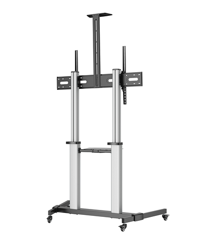 Miniatura 3 de Soporte Manhattan 462563 Hasta 100", VESA max. 1000 x 600 mm, 80 kg, Negro, Plata