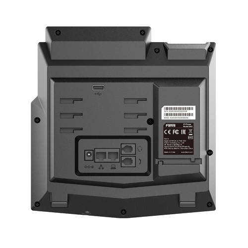 Miniatura 4 de Teléfono Ip Fanvil X4U Terminal con conexión por cable, PoE, 12 líneas, Negro