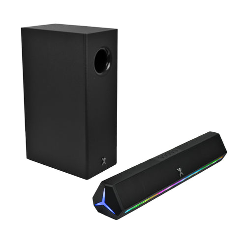 Miniatura 5 de Barra de sonido Perfect Choice PC-114024 2.1, USB, Bt, Inalámbrico y alámbrico, Negro
